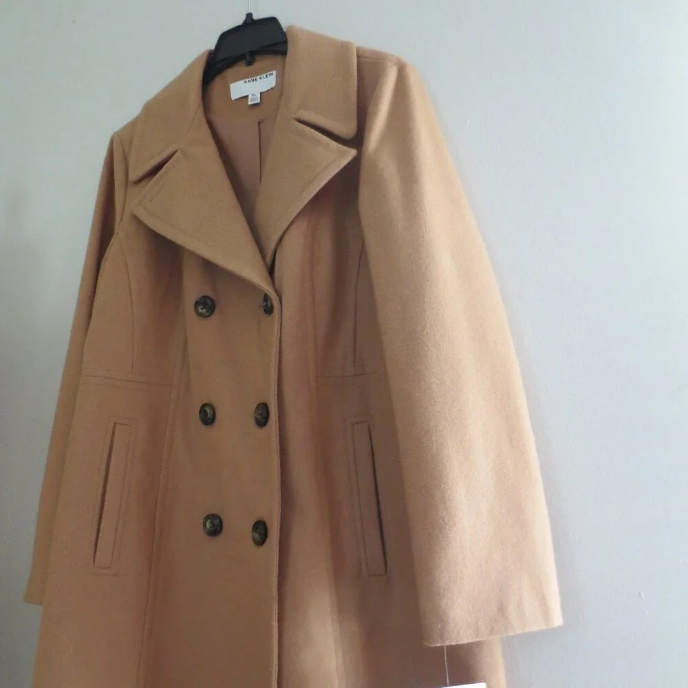 Anne Klein Double-Breasted Peacoat - Picture 5 of 10
